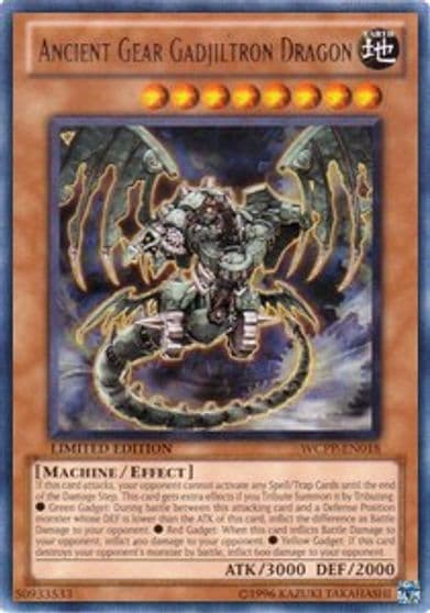 Ancient Gear Gadjiltron Dragon World Championship 2010 Card Pack Yu-Gi-Oh! card