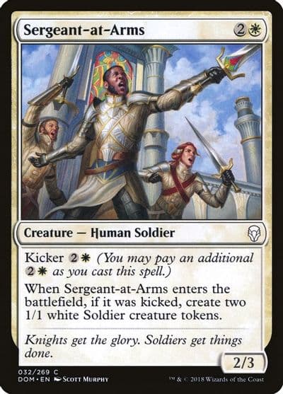 Sergeant at Arms Dominaria Magic card