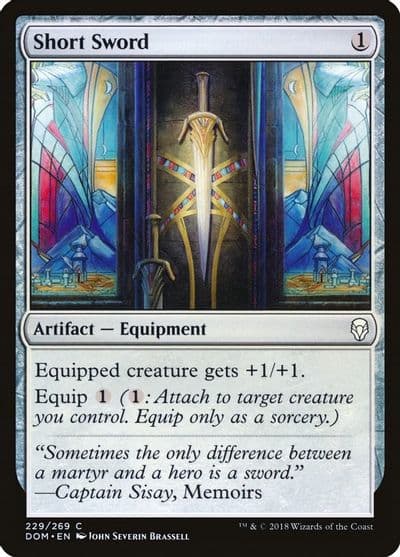Short Sword Dominaria Magic card