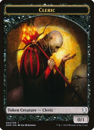 Cleric Token Dominaria Magic card