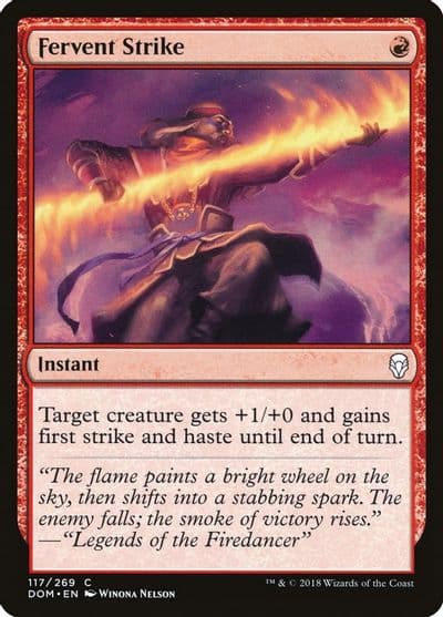 Fervent Strike Dominaria Magic card