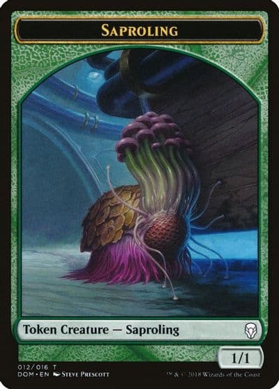 Saproling Token 012 Dominaria Magic card