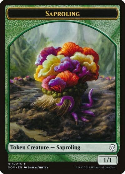 Saproling Token 013 Dominaria Magic card
