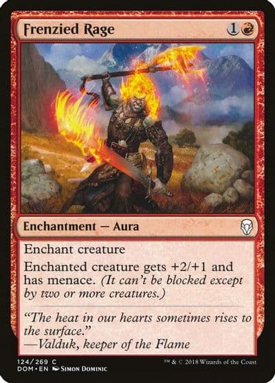 Frenzied Rage Dominaria Magic card