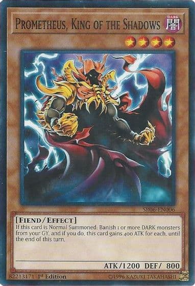 Prometheus King of the Shadows Structure Deck: Lair of Darkness Yu-Gi-Oh! card
