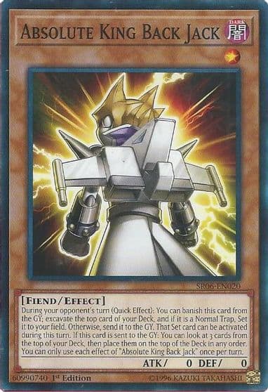 Absolute King Back Jack Structure Deck: Lair of Darkness Yu-Gi-Oh! card