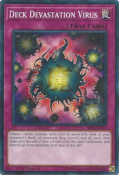 Deck Devastation Virus Structure Deck: Lair of Darkness Yu-Gi-Oh! card