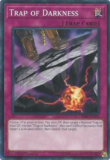 Trap of Darkness Structure Deck: Lair of Darkness Yu-Gi-Oh! card