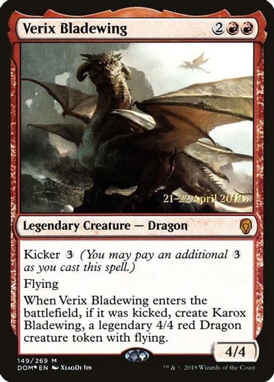 Verix Bladewing Prerelease Cards Magic card