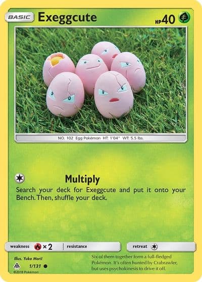 Exeggcute SM - Forbidden Light Pokemon card
