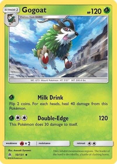 Gogoat SM - Forbidden Light Pokemon card