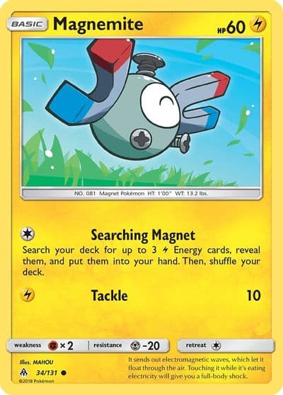Magnemite SM - Forbidden Light Pokemon card
