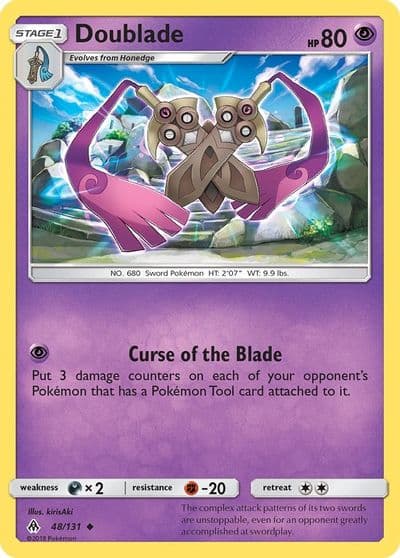 Doublade SM - Forbidden Light Pokemon card