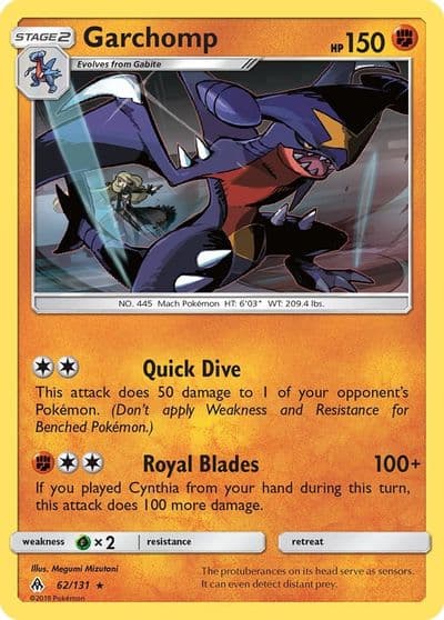 Garchomp SM - Forbidden Light Pokemon card