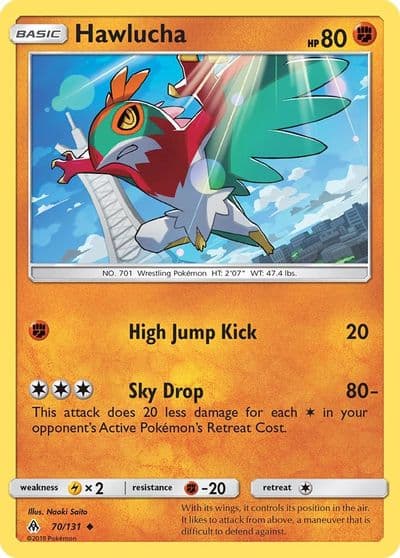 Hawlucha SM - Forbidden Light Pokemon card