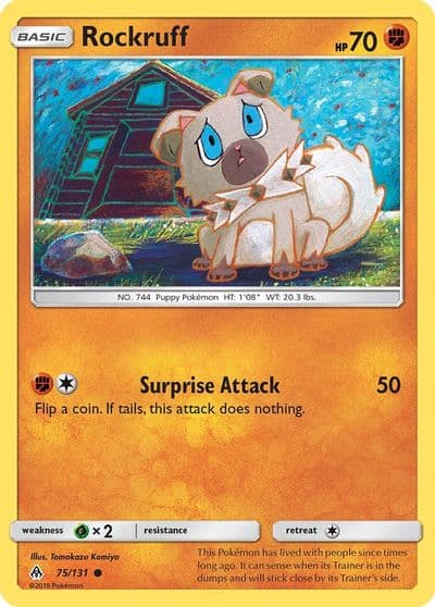 Rockruff SM - Forbidden Light Pokemon card