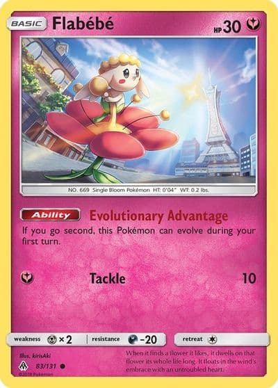 Flabebe (83) SM - Forbidden Light Pokemon card