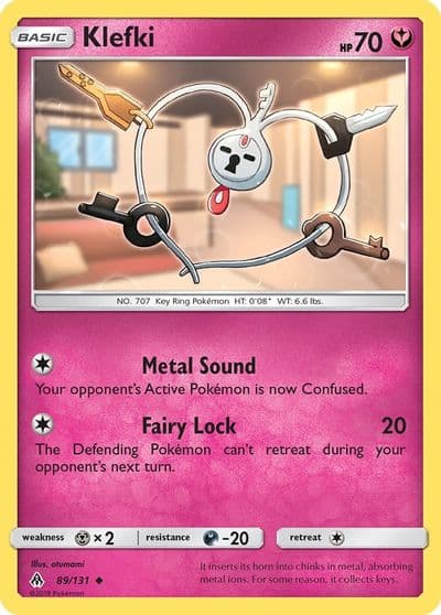 Klefki SM - Forbidden Light Pokemon card