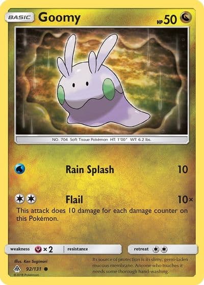 Goomy (92) SM - Forbidden Light Pokemon card