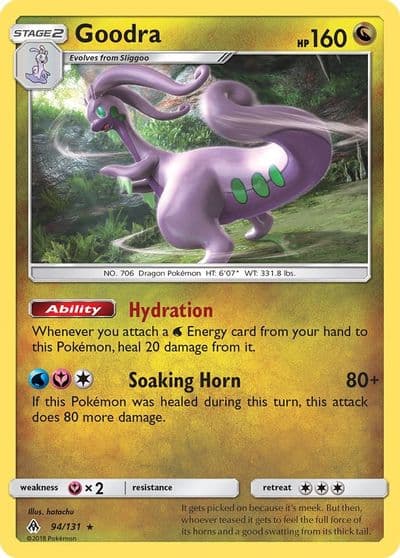 Goodra SM - Forbidden Light Pokemon card