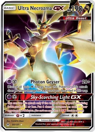 Ultra Necrozma GX SM - Forbidden Light Pokemon card