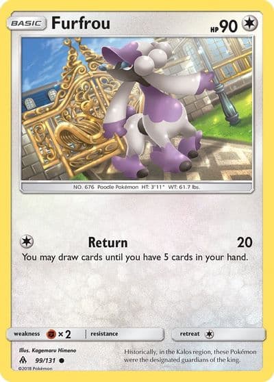 Furfrou SM - Forbidden Light Pokemon card