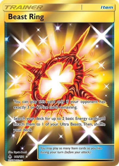 Beast Ring (Secret) SM - Forbidden Light Pokemon card