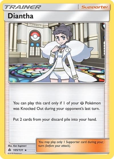 Diantha SM - Forbidden Light Pokemon card