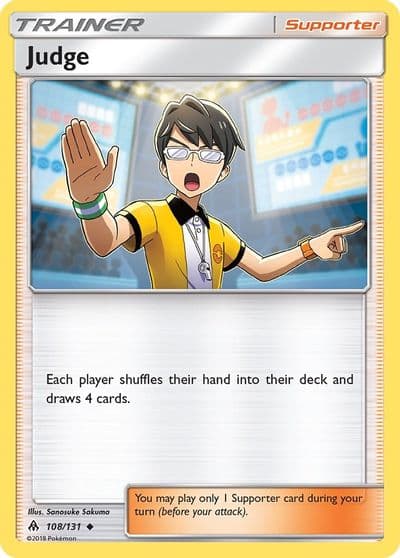 Judge SM - Forbidden Light Pokemon card