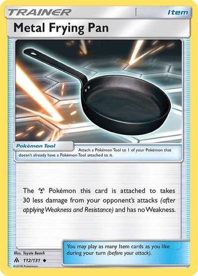 Metal Frying Pan SM - Forbidden Light Pokemon card