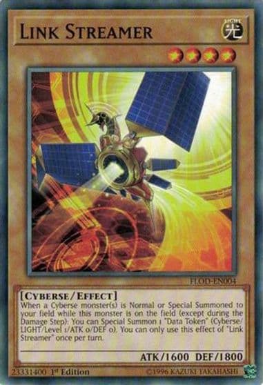 Link Streamer Flames of Destruction Yu-Gi-Oh! card