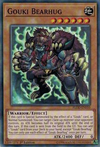 Gouki Bearhug Flames of Destruction Yu-Gi-Oh! card