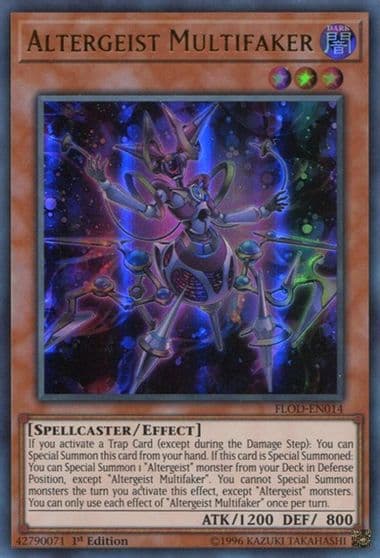 Altergeist Multifaker Flames of Destruction Yu-Gi-Oh! card