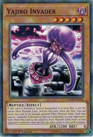 Yajiro Invader Flames of Destruction Yu-Gi-Oh! card