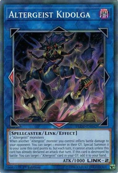 Altergeist Kidolga Flames of Destruction Yu-Gi-Oh! card