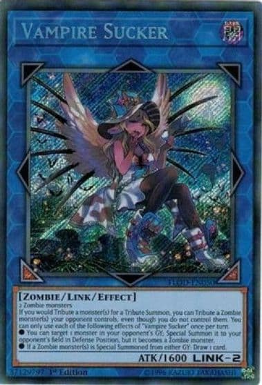 Vampire Sucker Flames of Destruction Yu-Gi-Oh! card
