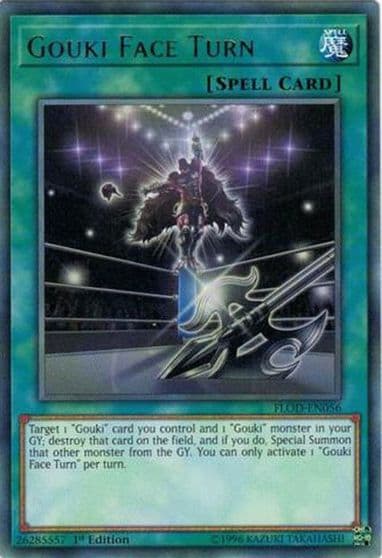 Gouki Face Turn Flames of Destruction Yu-Gi-Oh! card