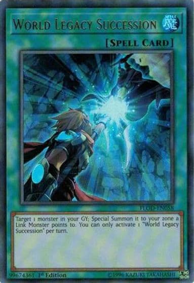 World Legacy Succession Flames of Destruction Yu-Gi-Oh! card