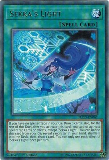 Sekkas Light Flames of Destruction Yu-Gi-Oh! card