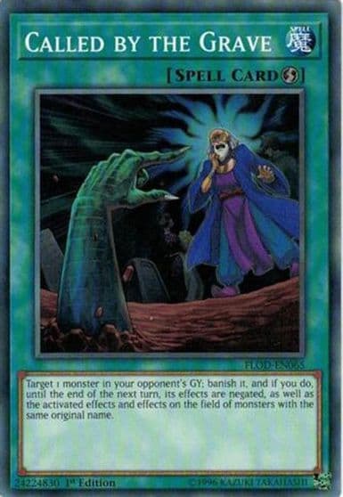 Called by the Grave Flames of Destruction Yu-Gi-Oh! card
