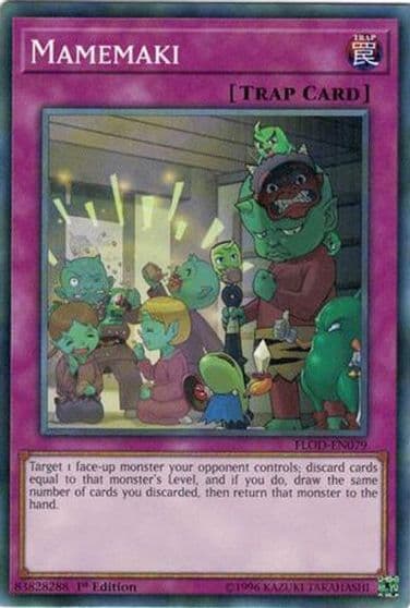 Mamemaki Flames of Destruction Yu-Gi-Oh! card