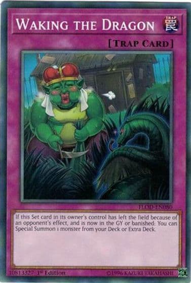 Waking the Dragon Flames of Destruction Yu-Gi-Oh! card