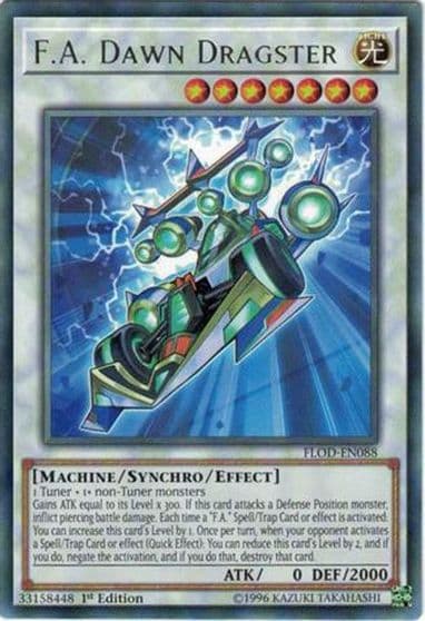 FA Dawn Dragster Flames of Destruction Yu-Gi-Oh! card