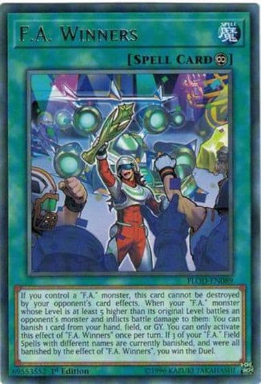 FA Winners Flames of Destruction Yu-Gi-Oh! card
