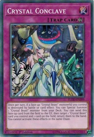Crystal Conclave Flames of Destruction Yu-Gi-Oh! card