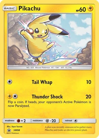 Pikachu - SM98 SM Promos Pokemon card