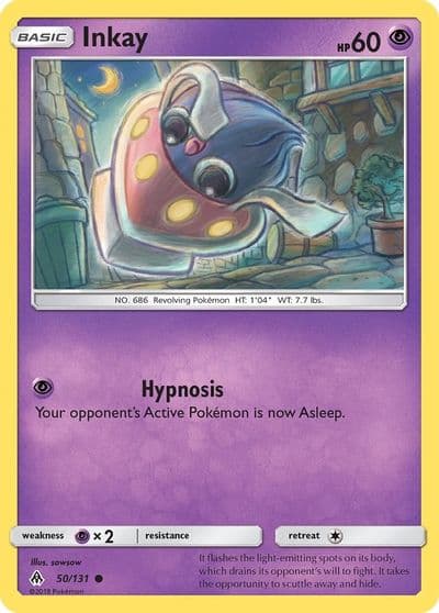 Inkay SM - Forbidden Light Pokemon card