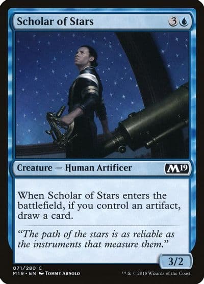 Scholar of Stars Core Set 2019 Magic card