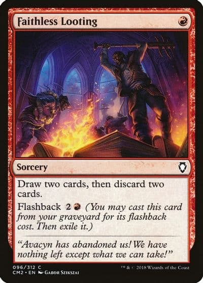 Faithless Looting Commander Anthology Volume II Magic card