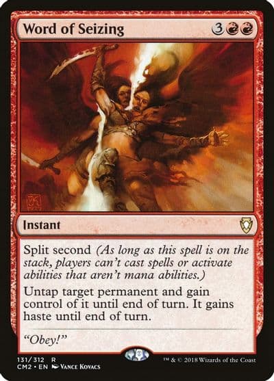 Word of Seizing Commander Anthology Volume II Magic card